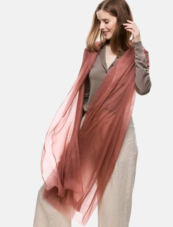 Пашмина CASHMERE DIAMOND дымчатый коралл