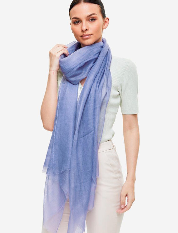 Пашмина CASHMERE DIAMOND васильковая