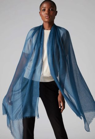 Пашмина CASHMERE DIAMOND морская волна
